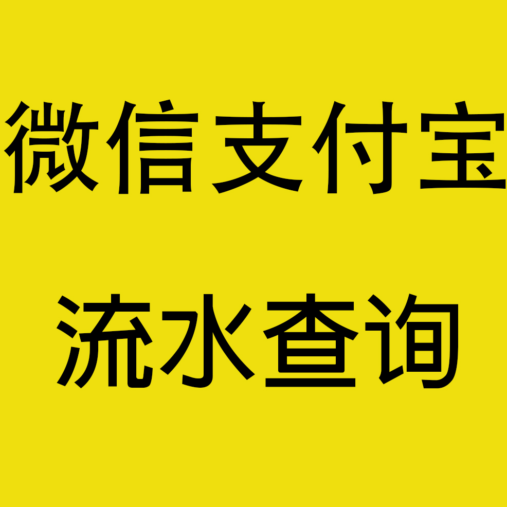 微信支付宝流水查询